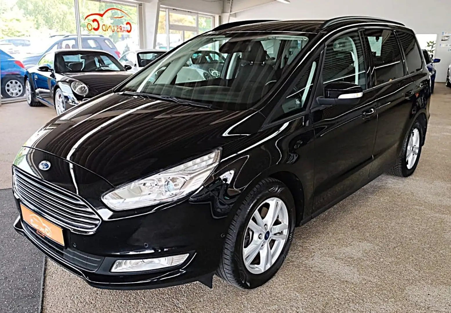 Ford Galaxy 2.0 TDCi 7Sitz *AHK*SHZ*NAV*TEM*PDC*RKAM* Schwarz - 1