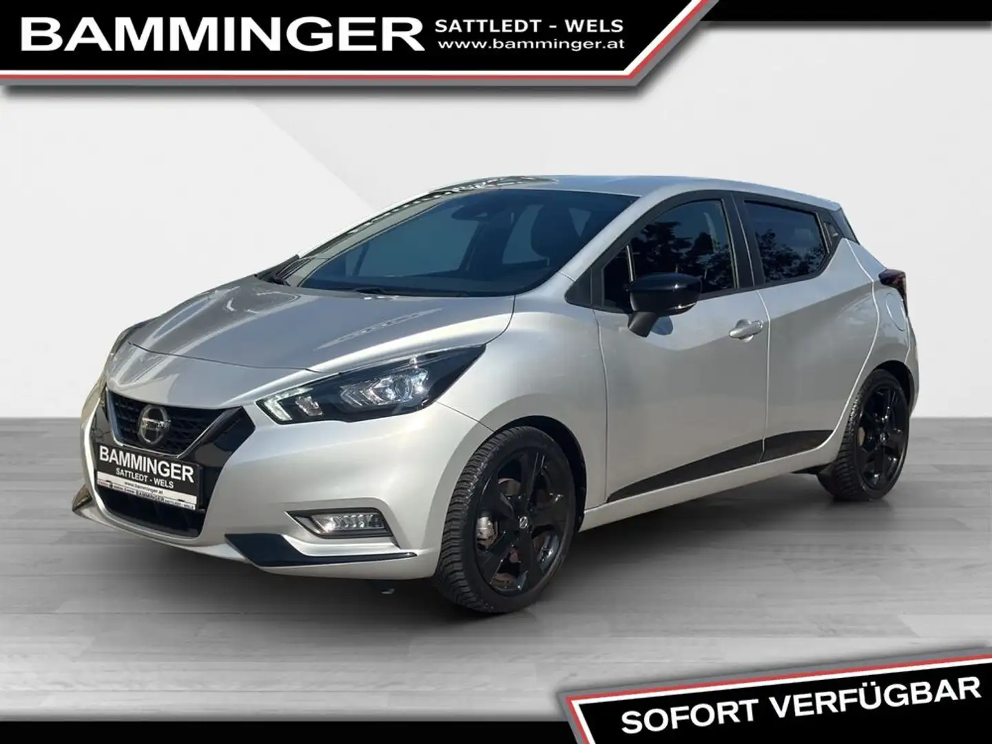 Nissan Micra 1,0 IG-T N-Sport Xtronic Automatik Silber - 1