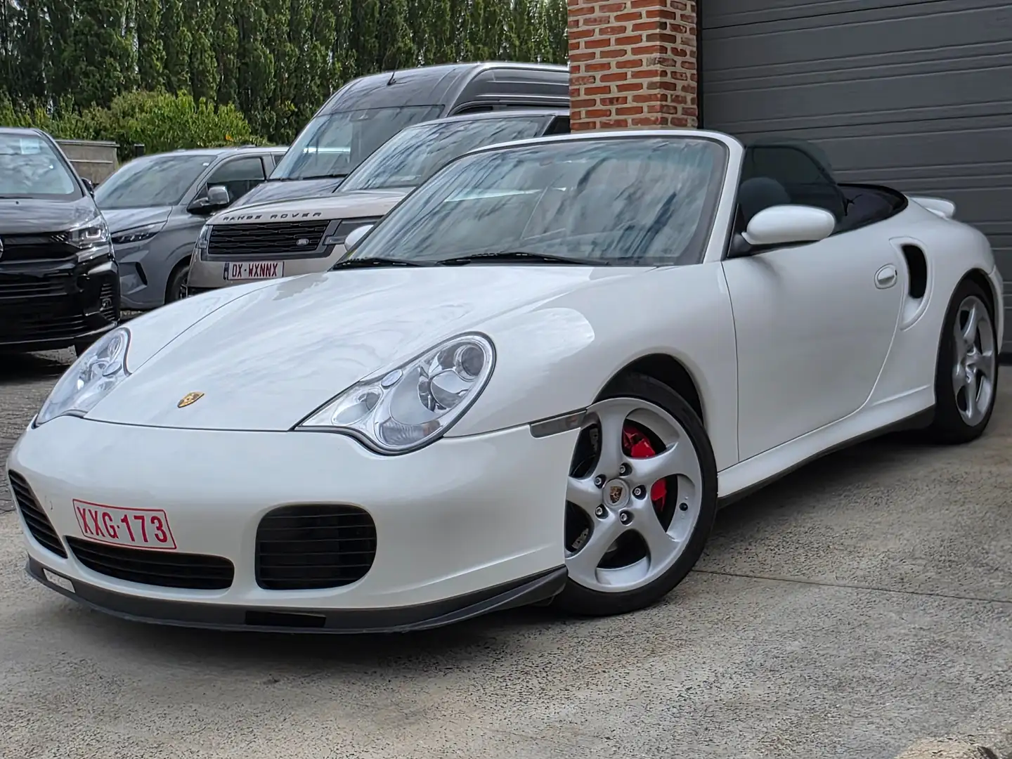 Porsche 911 996 Turbo - Cabrio - Belgische wagen - 2004 Blanc - 2