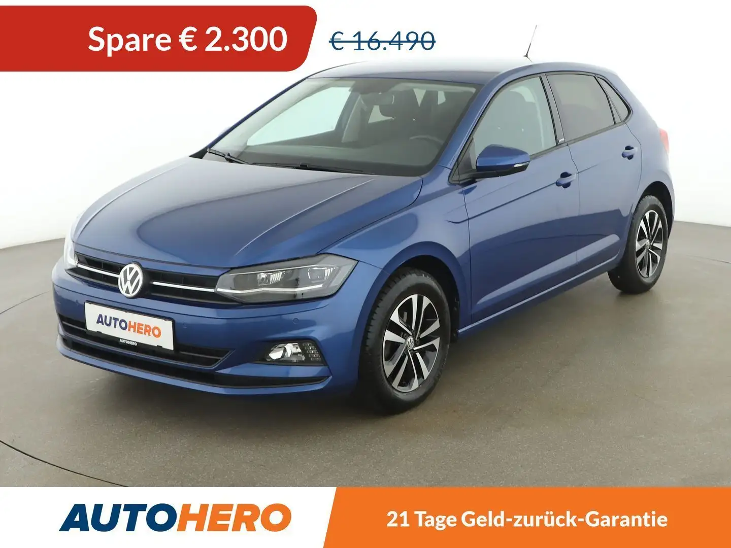 Volkswagen Polo 1.0 TSI United Blau - 1