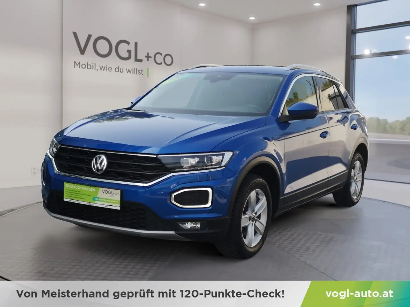 Volkswagen T-Roc 1,0 TSI Design Blau - 1