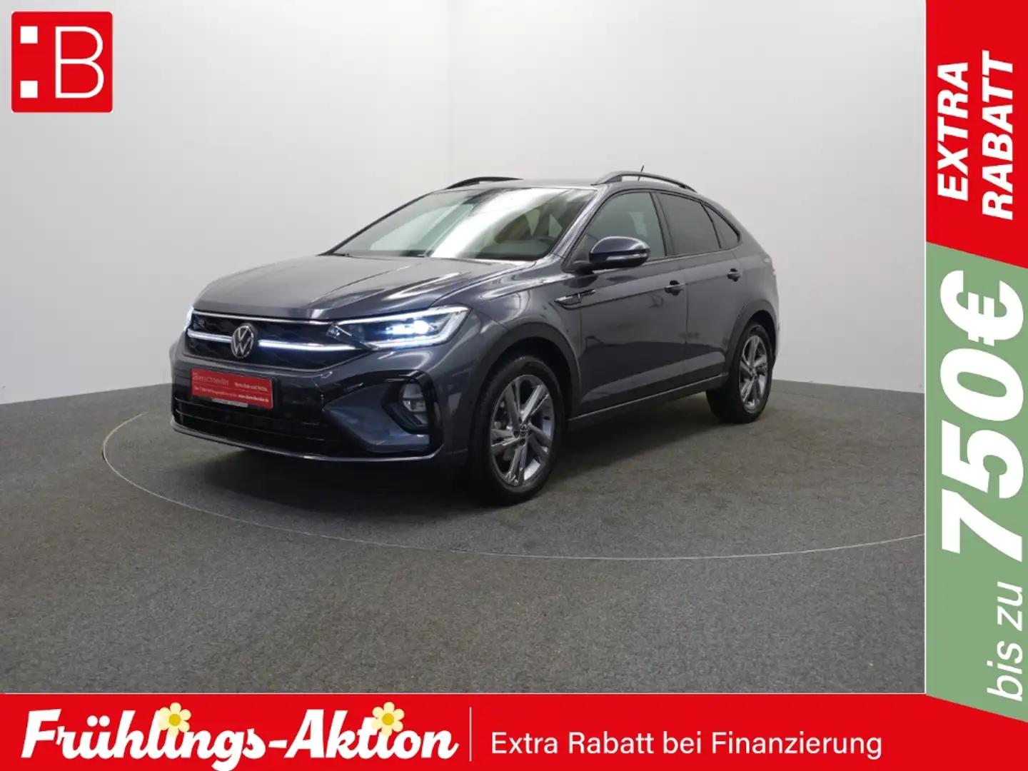Volkswagen Taigo 1.0 TSI DSG R-Line DIGITAL COCKPIT PRO AHK NAVI 17 Grau - 1
