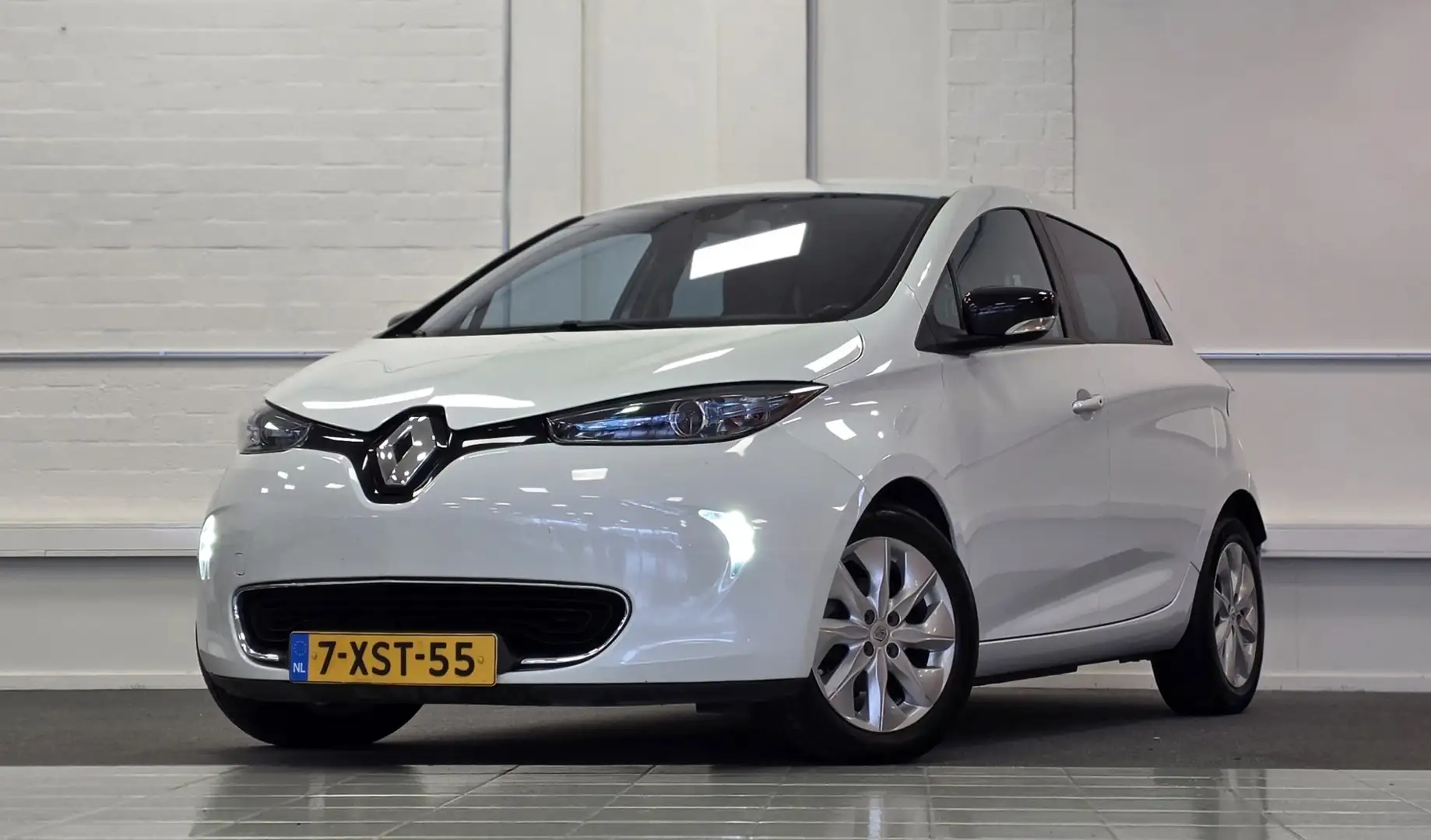 Renault ZOE Q210 Zen Quickcharge 22 kWh Soh 90%! incl accu Gee Weiß - 1