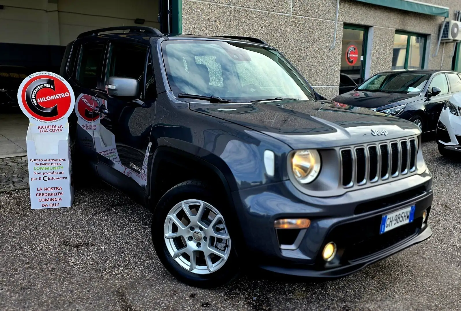 Jeep Renegade 1.3 T4 190CV PHEV 4xe AT6 Grigio - 1