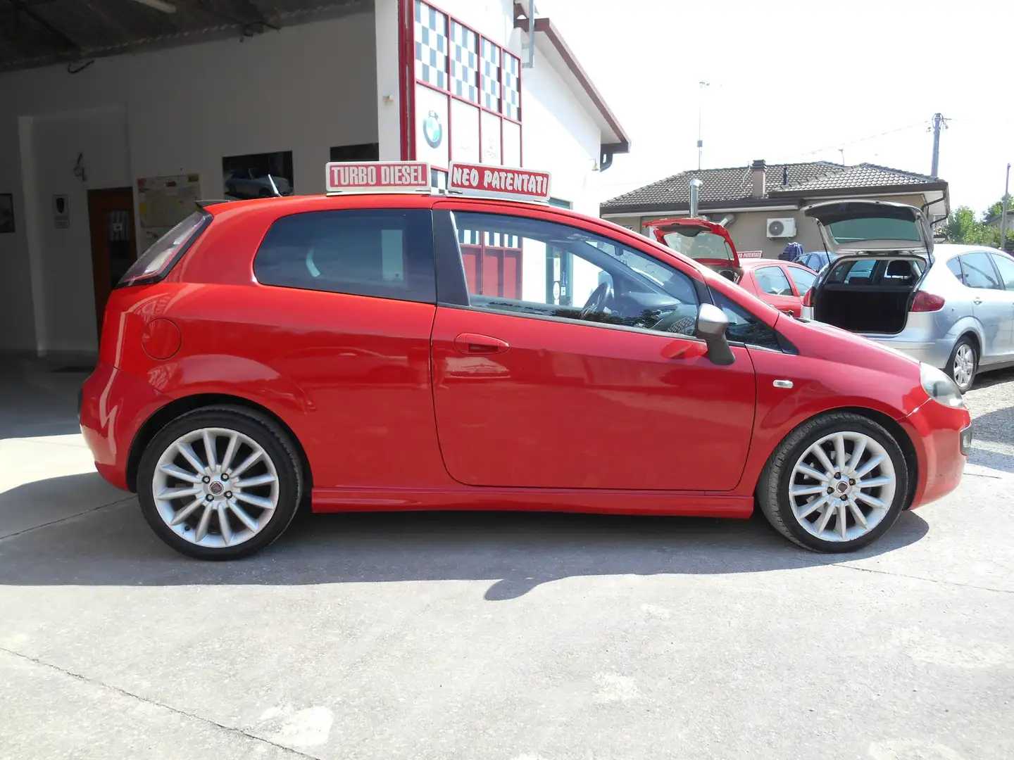 Fiat Punto Evo Punto Evo 3p 1.3 mjt Sport x NEOPATENTATI Rosso - 2