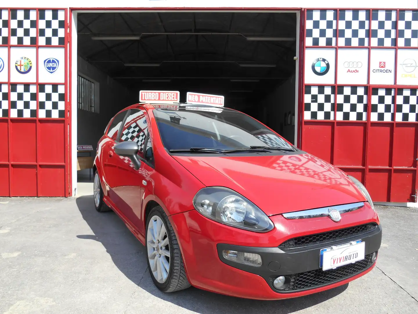 Fiat Punto Evo Punto Evo 3p 1.3 mjt Sport x NEOPATENTATI Rosso - 1
