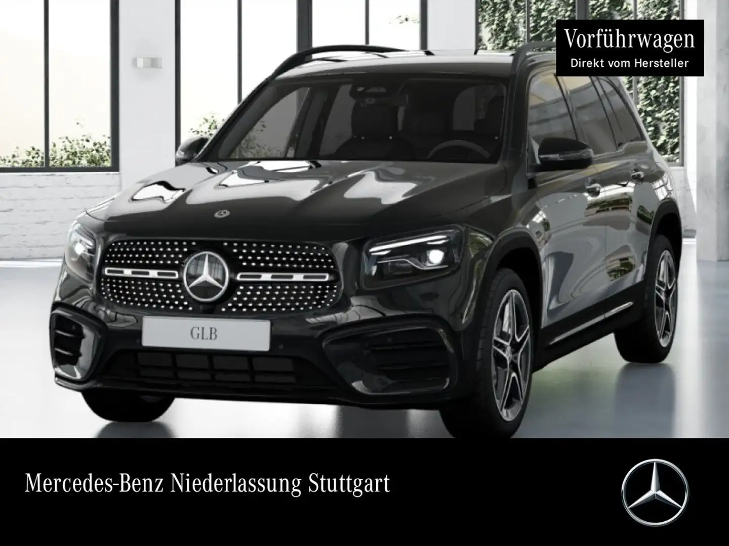 Mercedes-Benz GLB 220 4M AMG+NIGHT+360°+AHK+MULTIBEAM+19"+TOTW Schwarz - 1