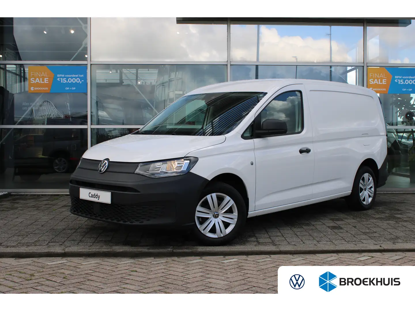Volkswagen Caddy Cargo Maxi 2.0 TDI Comfort | 102 pk | Trekhaak | B Blanc - 1