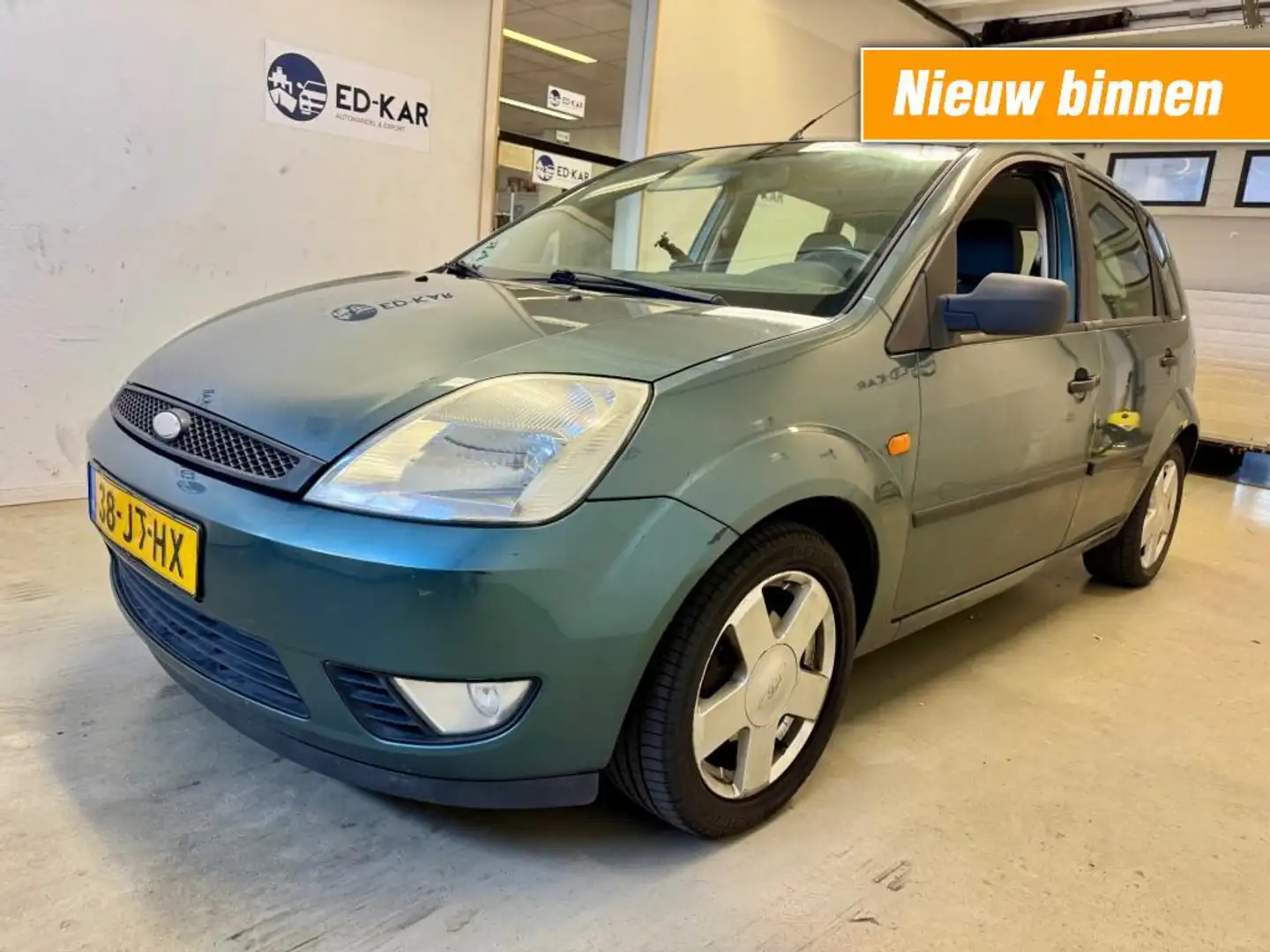 Ford Fiesta 1.4-16V First Edition AIRCO LMV NAVI NAP APK 2-202 Groen - 1