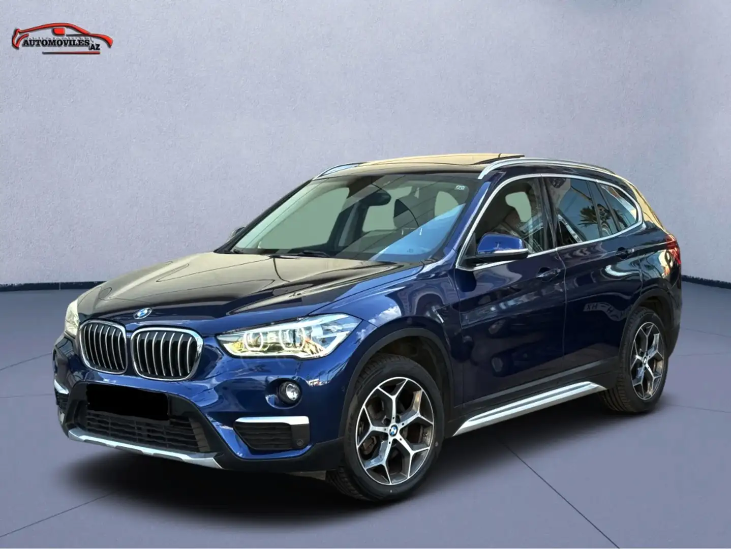 BMW X1 xDrive 18dA Bleu - 1