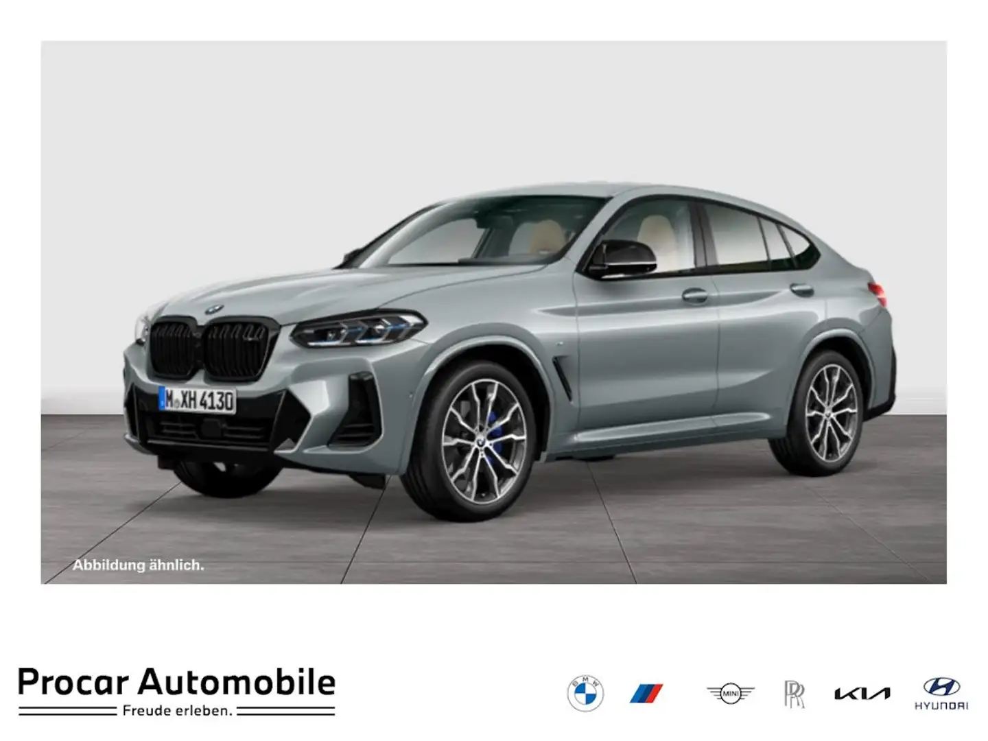 BMW X4 M 40d Head-Up HiFi DAB LED WLAN RFK Klimaaut. Grigio - 1