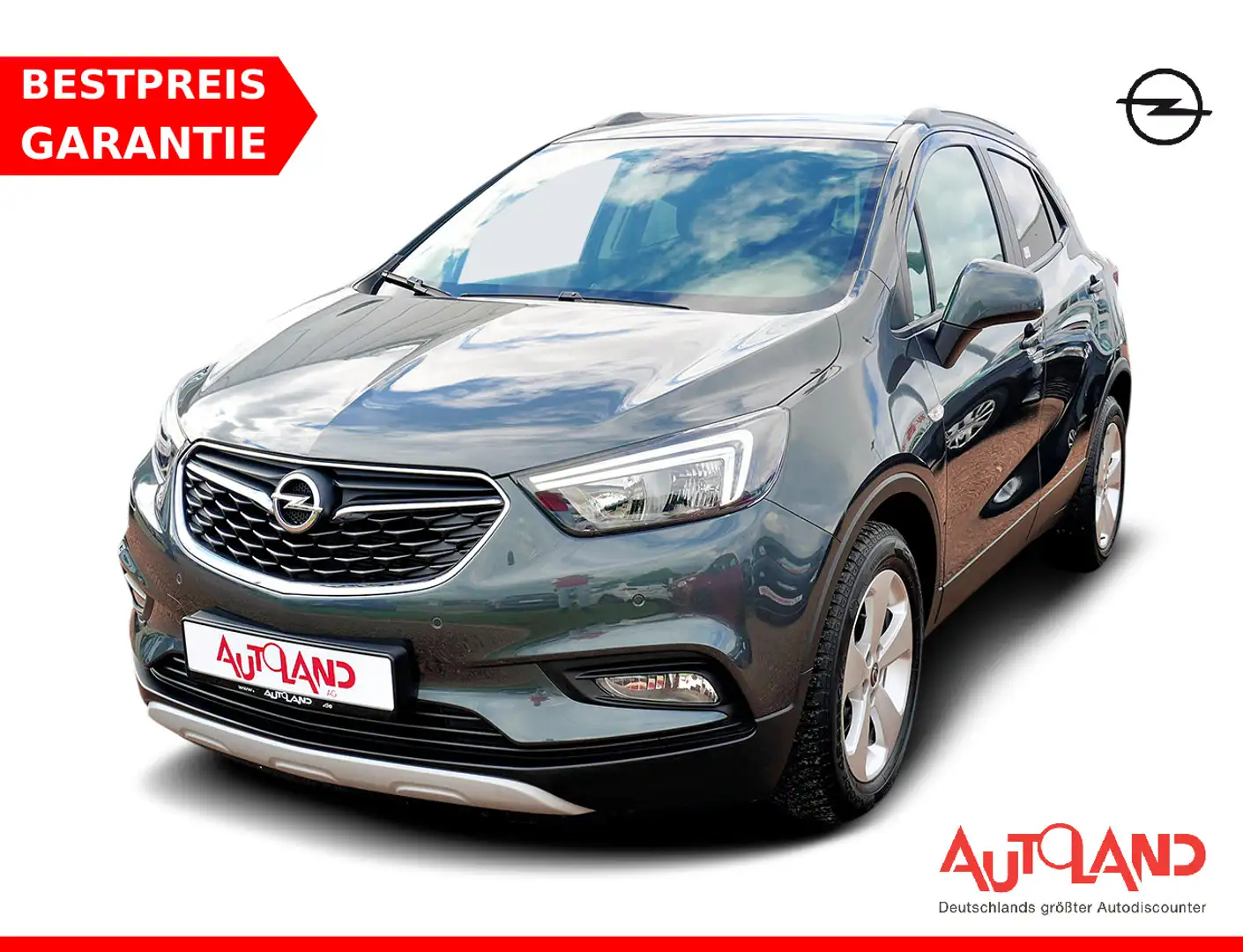 Opel Mokka X 1.6 ON Sitzheizung Klima PDC Tempomat Grigio - 1