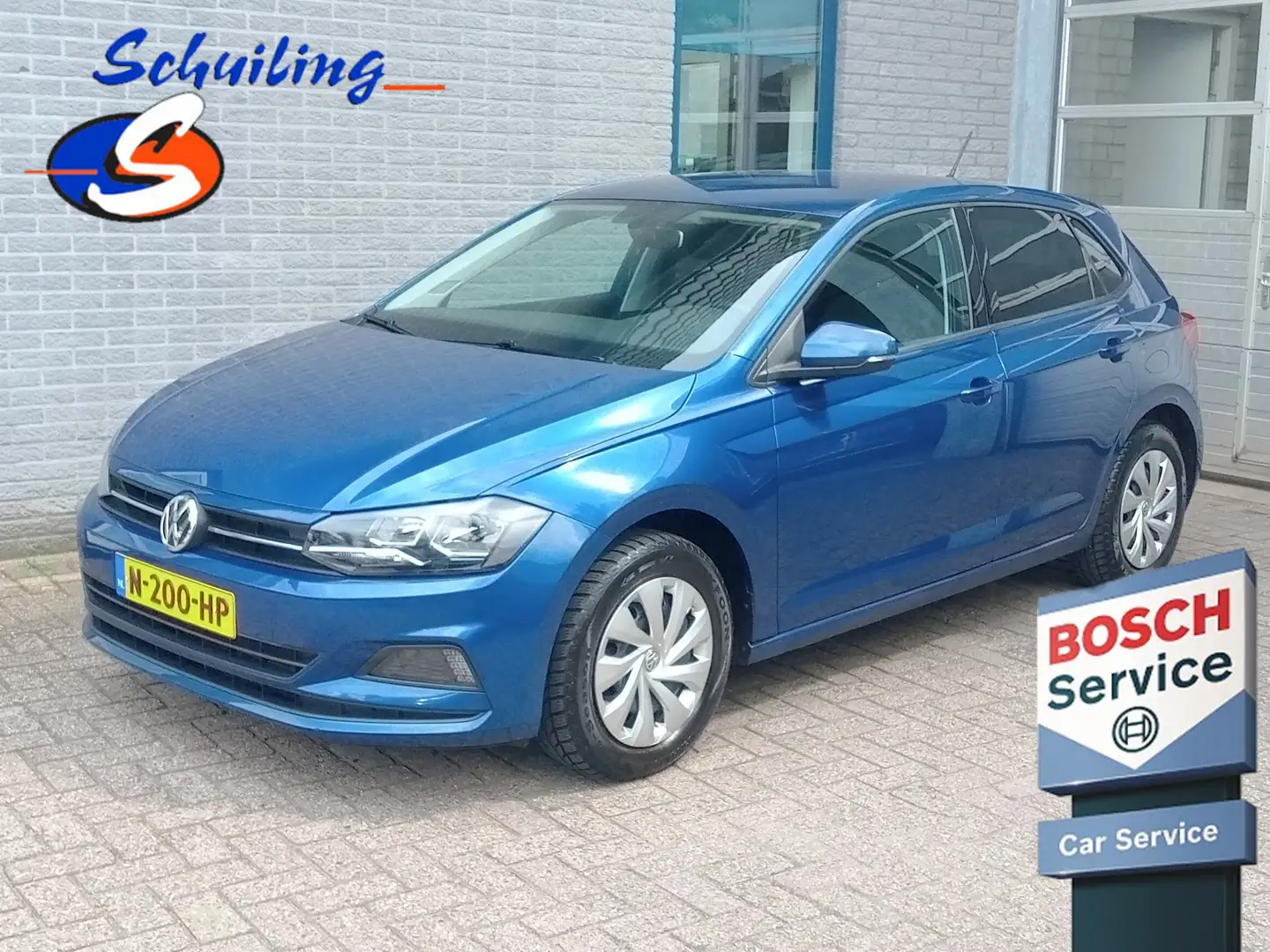 Volkswagen Polo 1.0 TSI Comfortline Inclusief Afleveringskosten Blau - 1