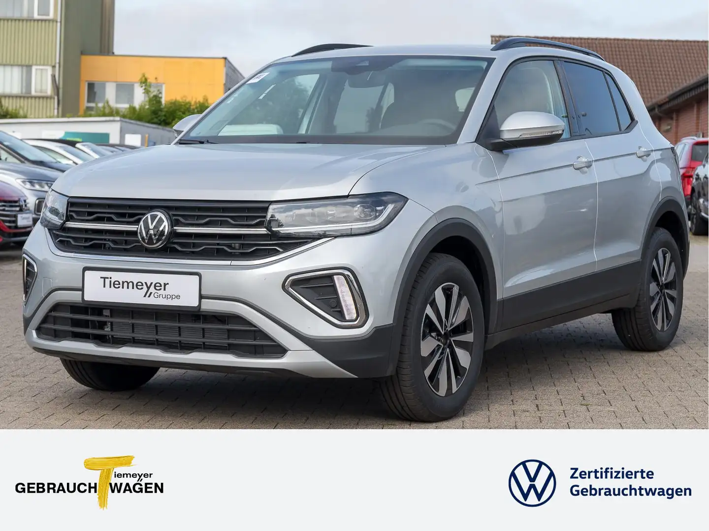 Volkswagen T-Cross 1.0 TSI DSG LIFE ACC PDC IQ.DRIVE APP-CO Argent - 1