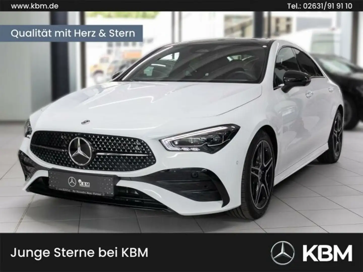 Mercedes-Benz CLA 180 CLA 180 EDITION AMG°NIGHT°PANO°MULTIBEAM°DISTR° Blanc - 1