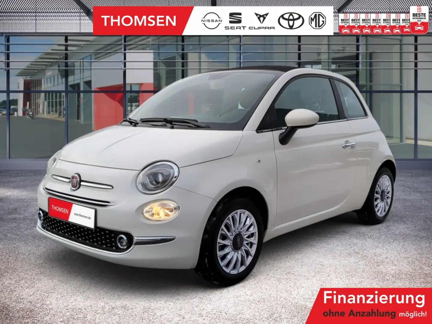 Fiat 500C 500 Cabrio 1.0 Dolcevita Navi+PDC+KlimaA+LM - 1