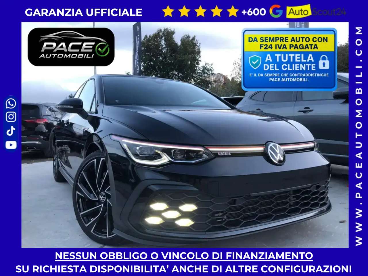 Volkswagen Golf GTI DSG ACC NAVI KAMERA PDC USB 19" APPLE BLACK PACK