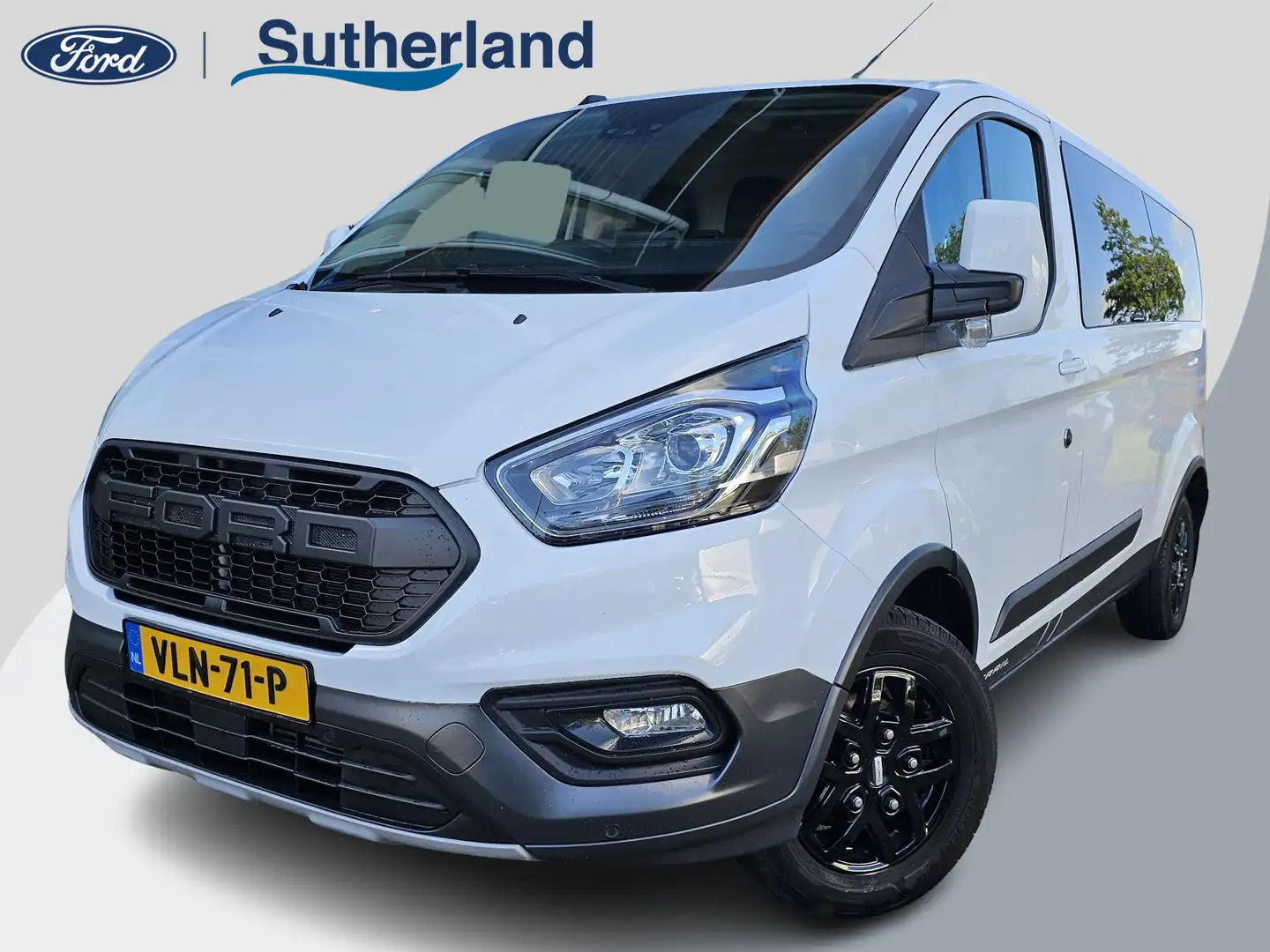Ford Transit Custom 300 2.0 TDCI L2H1 Trail | Glasslook panelen | Rapt Wit - 1