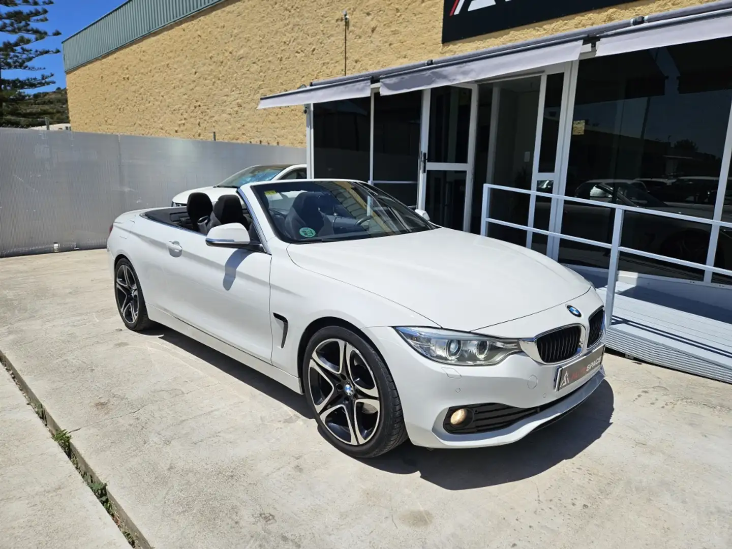 BMW 430 430dA Cabrio Luxury Blanc - 2