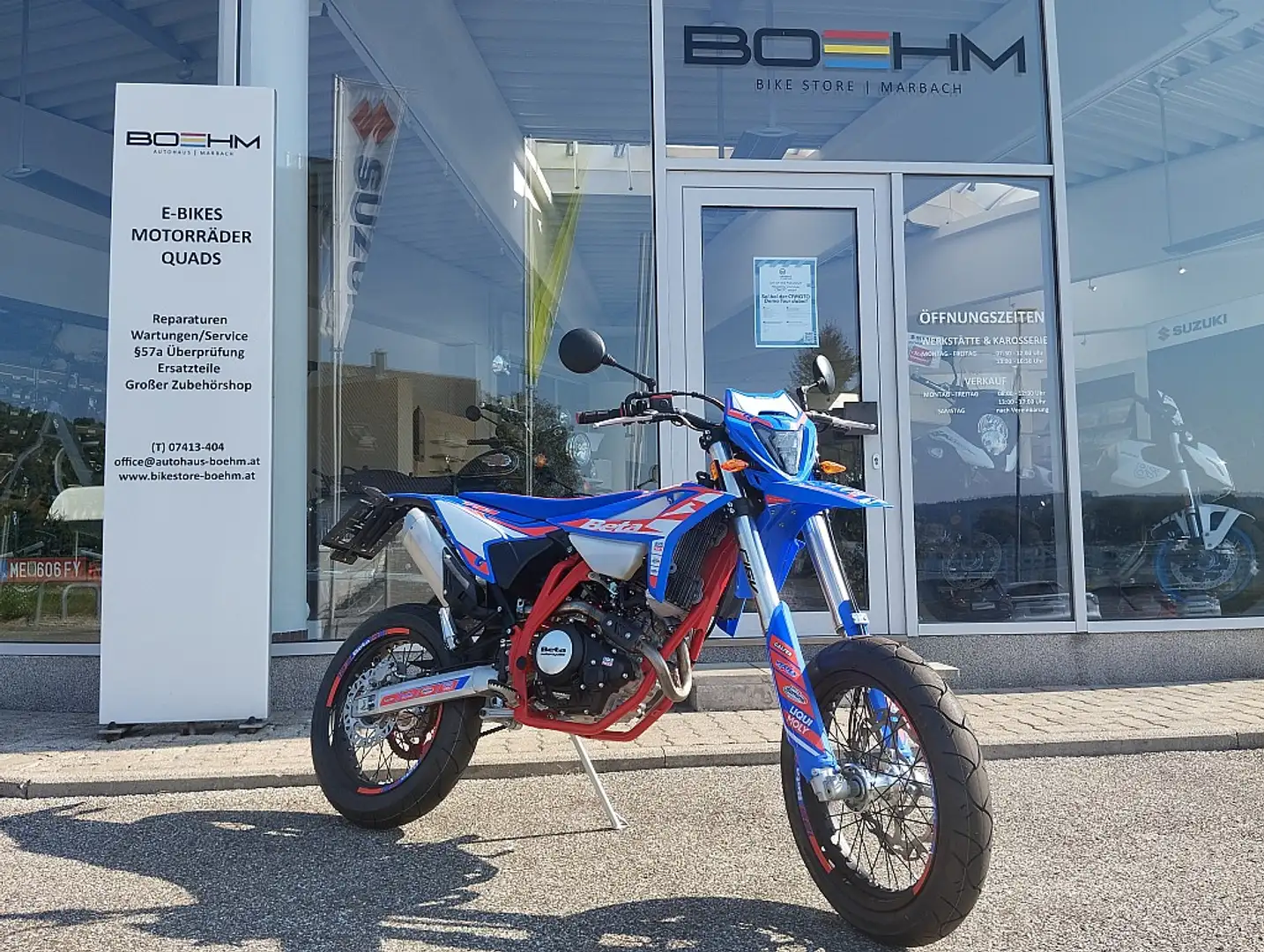 Beta Motard 4.0  RR 4T 125 R 2024 Blau - 1