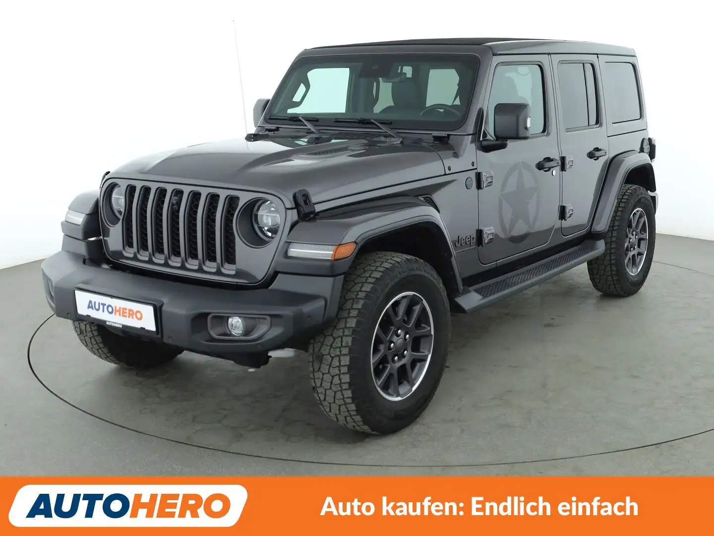 Jeep Wrangler 2.0 T-GDI 80th Anniversary Aut.*NAV*LED*ACC*CAM*SH Grijs - 1