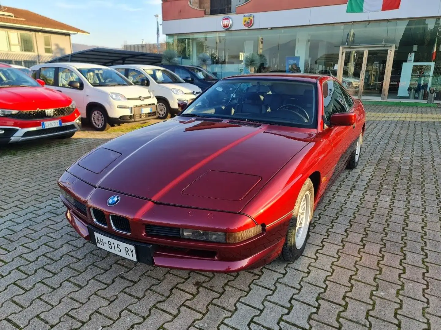 BMW 850 i Czerwony - 2