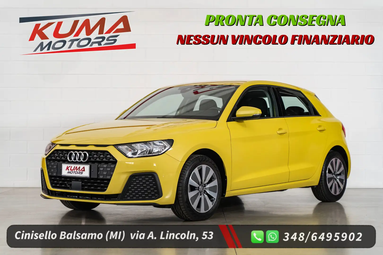 Audi A1 25 1.0 TFSI 95cv SPB Giallo - 1
