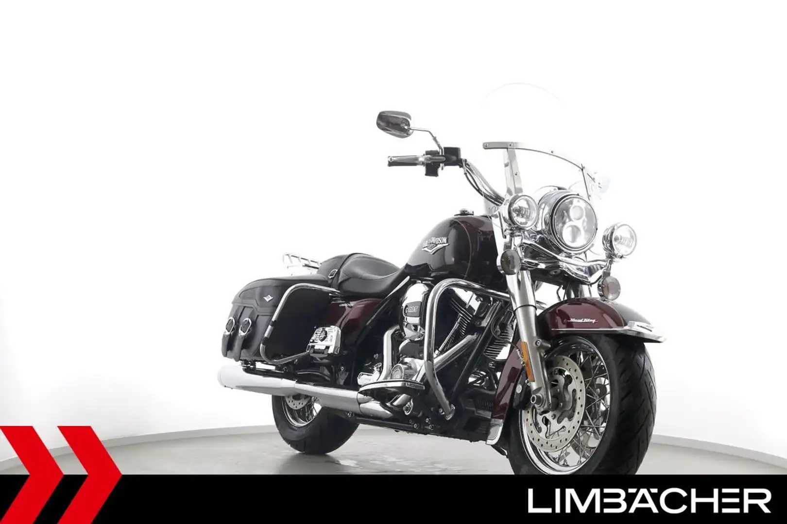 Harley-Davidson Road King CLASSIC FLHRC, Vance&Hines crvena - 2