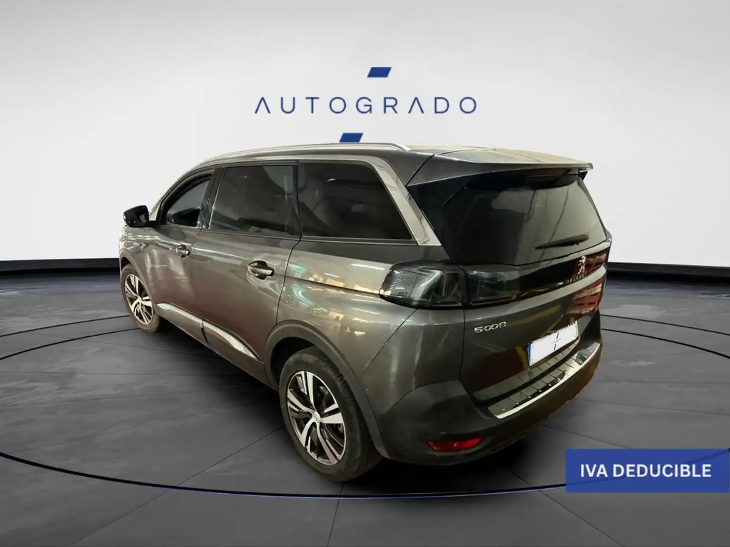 Peugeot 5008 1.2 PureTech S&S Allure 7 pl. 130 Gris - 2