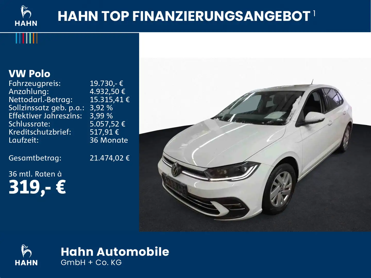 Volkswagen Polo 1.0TSI DSG Style Matrix ACC APP PDC Sitzhzg Weiß - 2