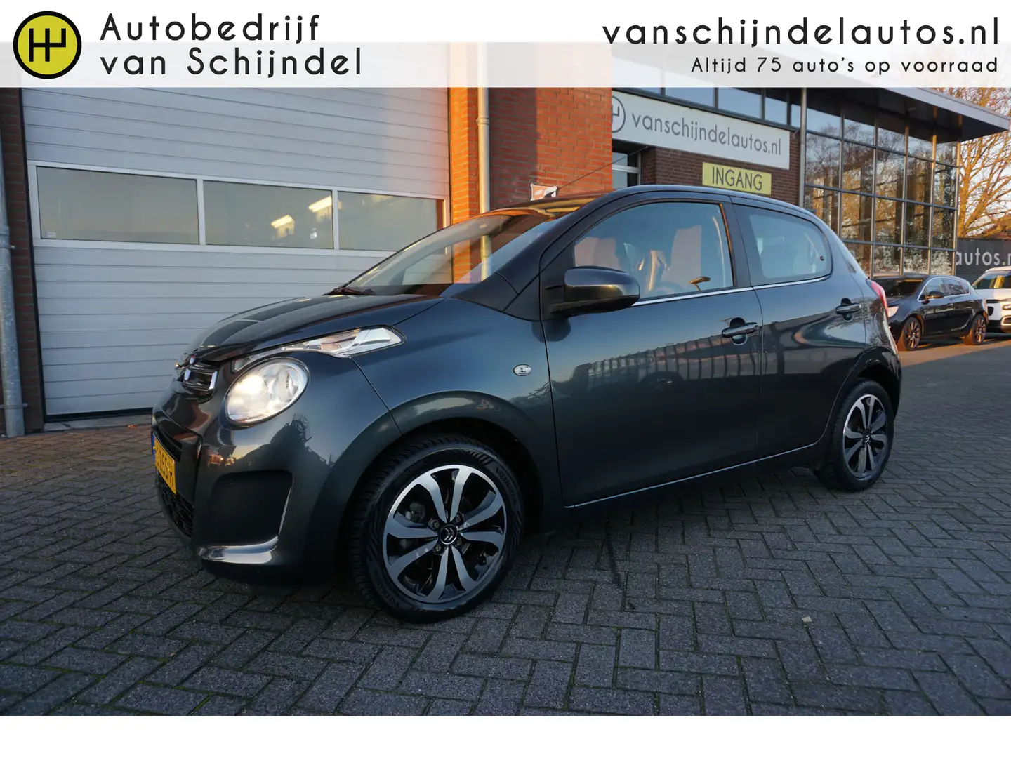 Citroen C1 1.0 E-VTI SHINE ZEER LUXE ORIGINEEL NEDERLANDS 5 D Gris - 1