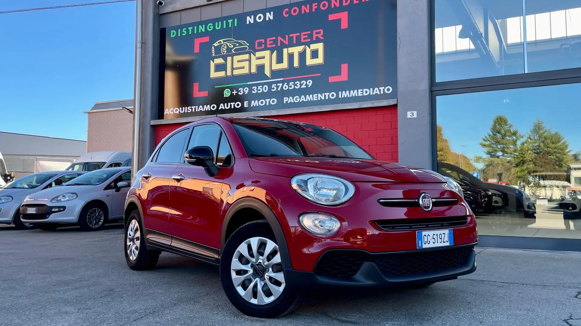 Fiat 500X 500X 1.3 MultiJet 95 CV Connect Rosso - 1