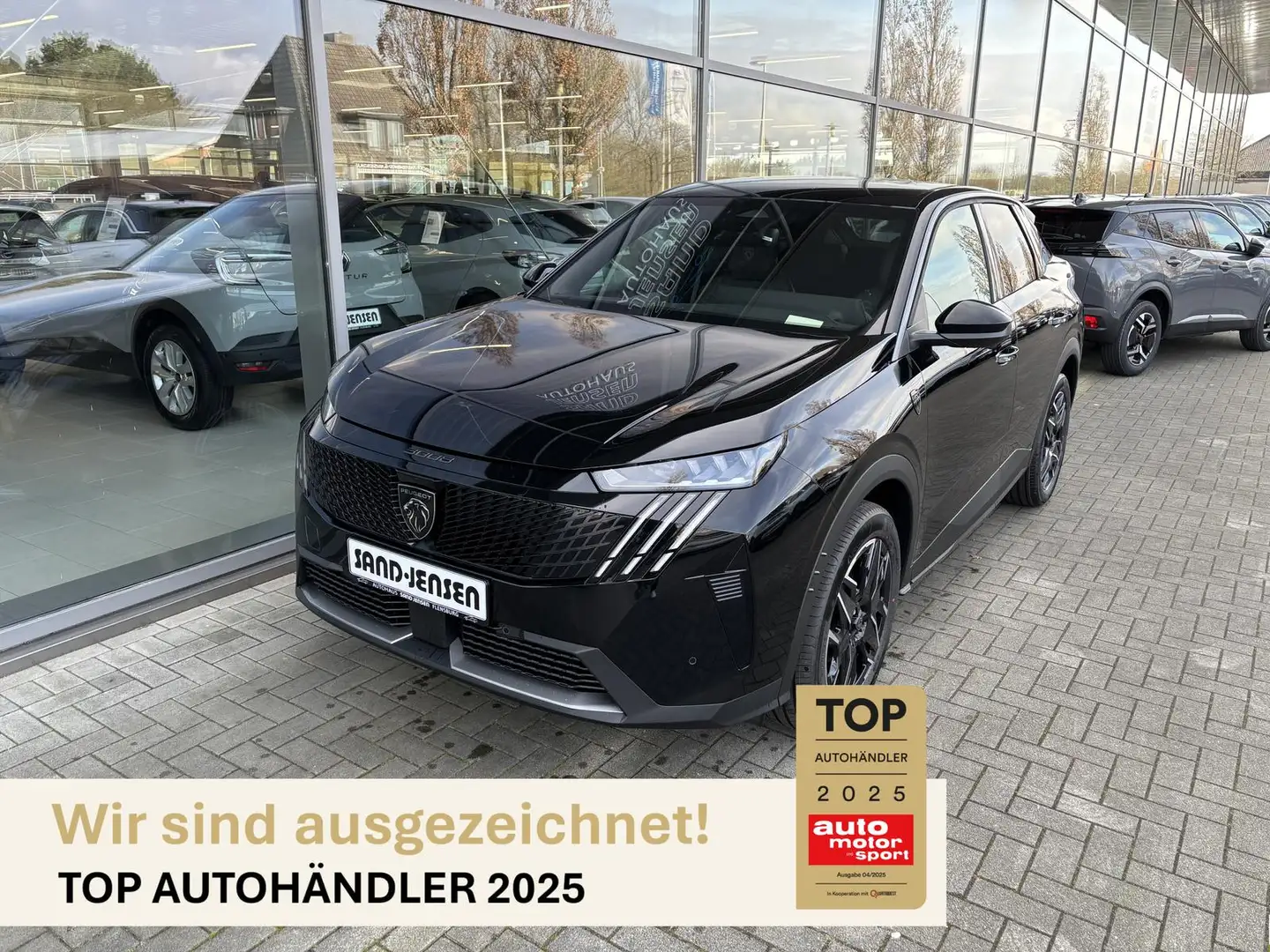 Peugeot 3008 GT MHEV 145 e-DSC6, Navi, ACC, Kamera 19" Schwarz - 1