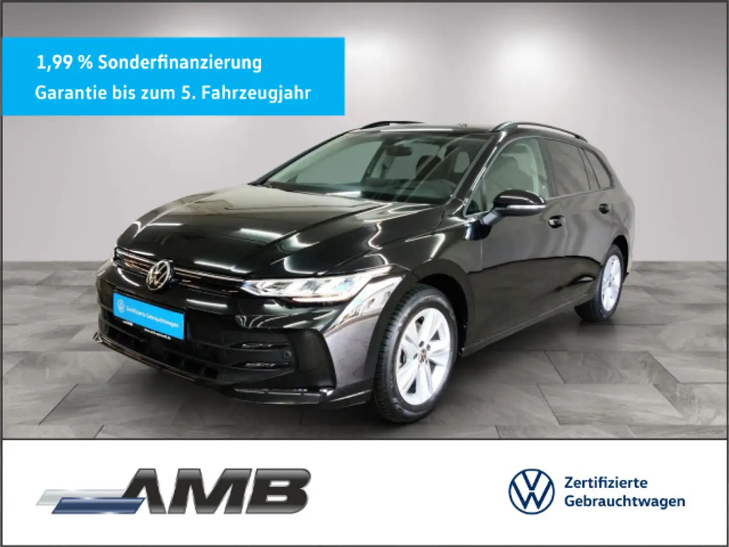 Volkswagen Golf Variant Life 1.5 TSI neuesMod/AHK/10.29Gara Schwarz - 1