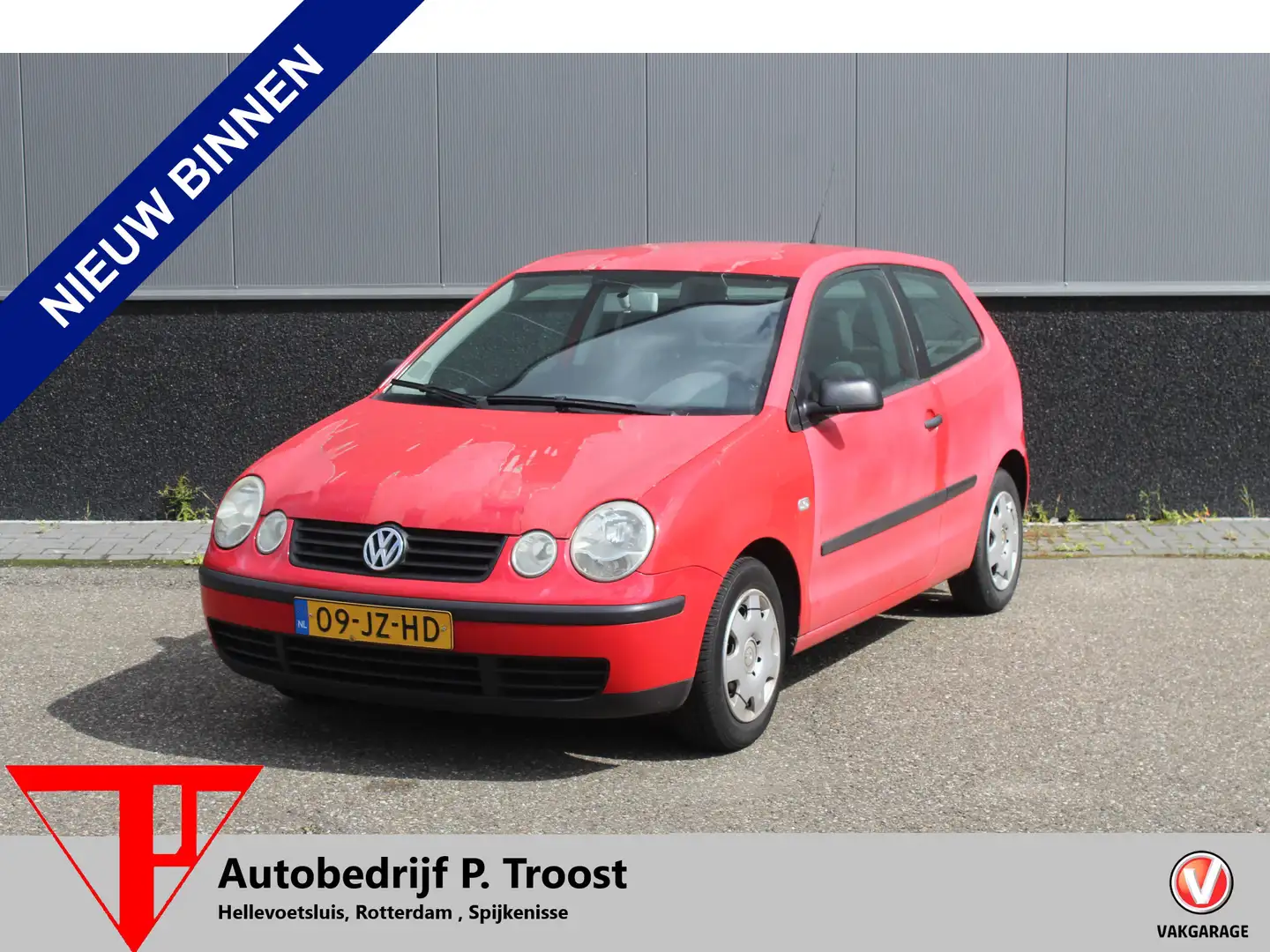 Volkswagen Polo 1.2-12V *Meeneemprijs*APK t/m 01-05-2026/Trekhaak/ Rosso - 1