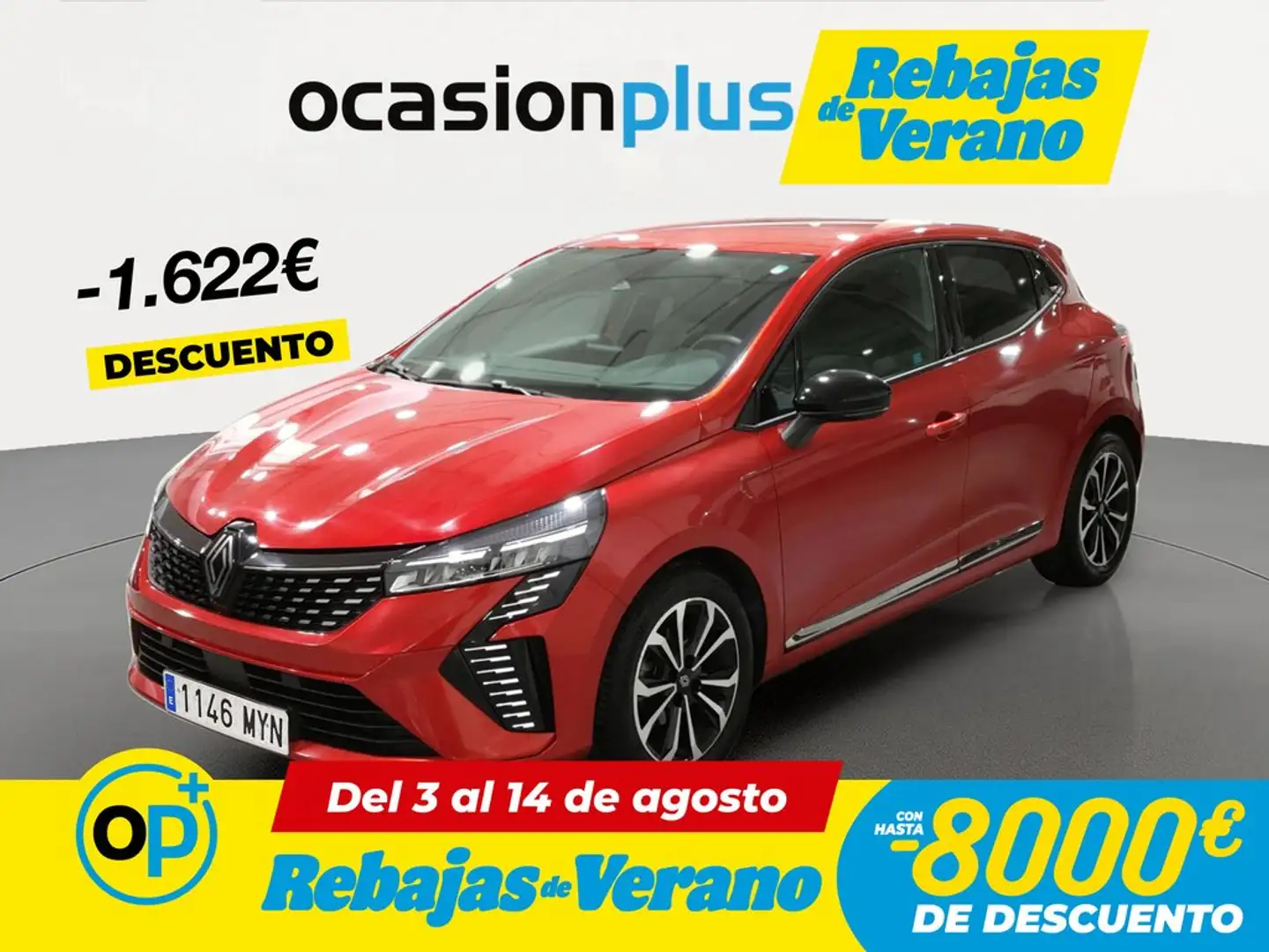 Renault Clio TCe Techno 67kW Rojo - 1