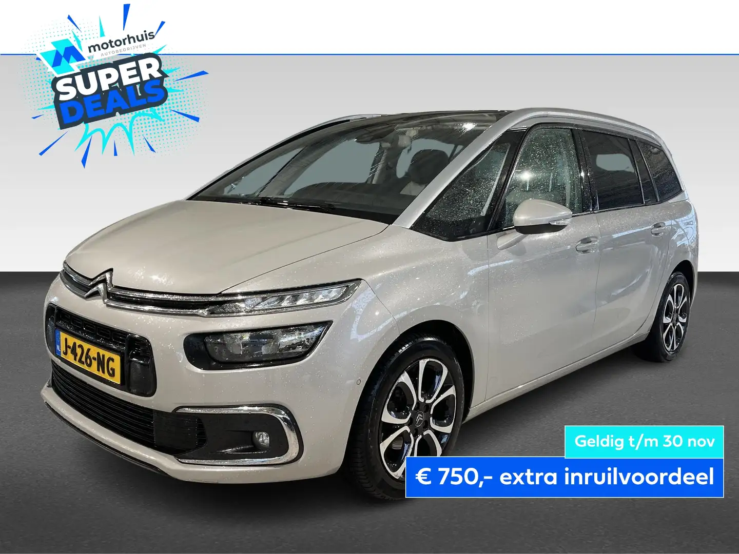 Citroen C4 SpaceTourer 1.2 PureTech 130pk S&S Shine 7-Pers. Automaat | Pa Gris - 1