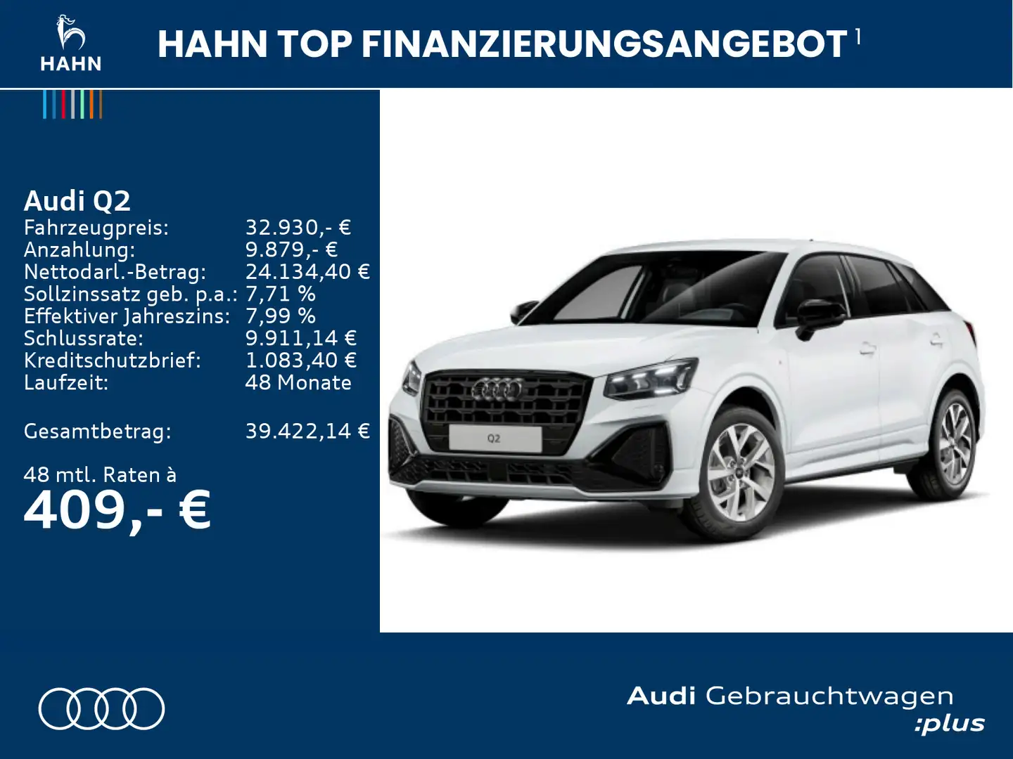Audi Q2 35TFSI S-tronic S line AHK Cam Matrix SONOS Weiß - 2