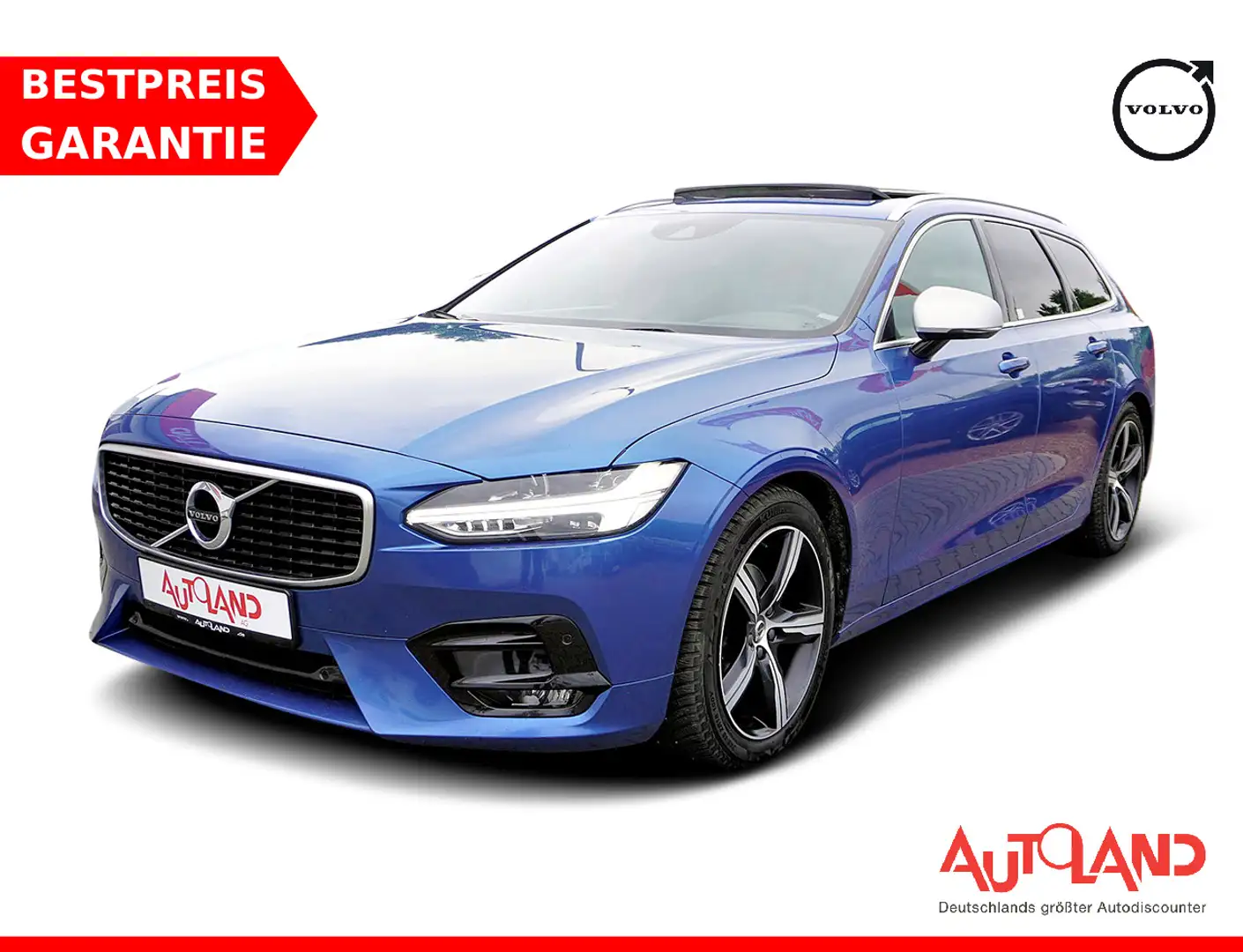 Volvo V90 D4 R Design 8G Automatik LED Navi APP Pano SHZ Blau - 1