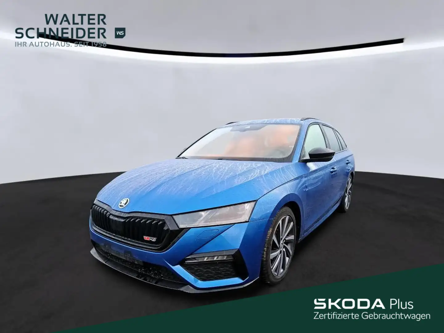 Skoda Octavia Combi 2.0 TDI DSG RS Navi LED AHK Blau - 1