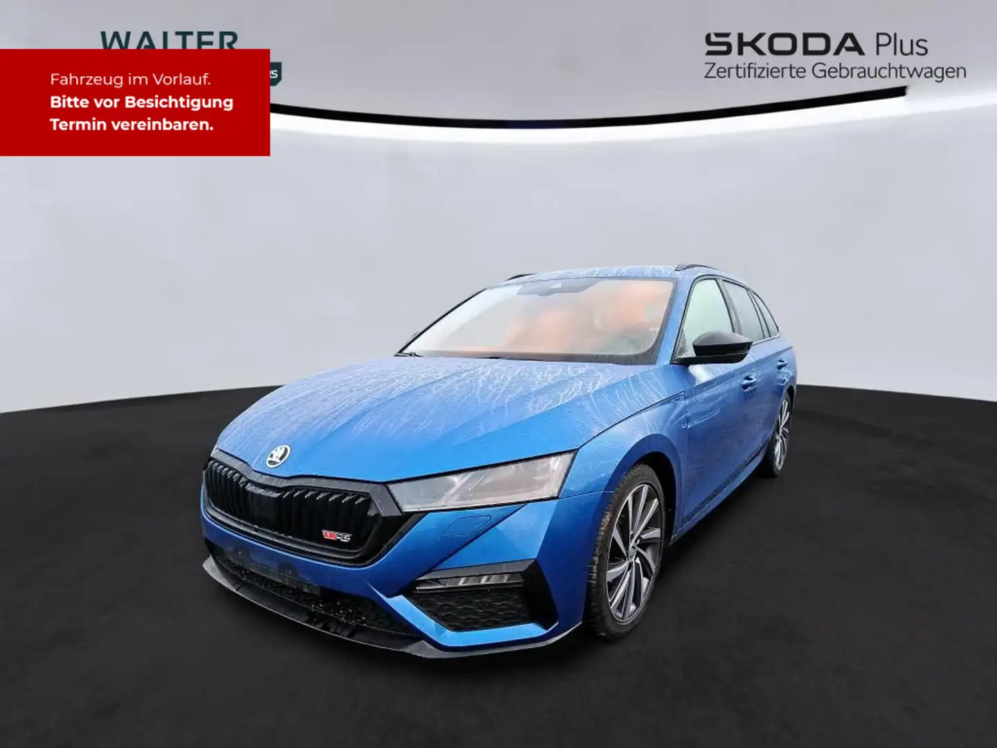 Skoda Octavia Combi 2.0 TDI DSG RS Navi LED AHK Blau - 2