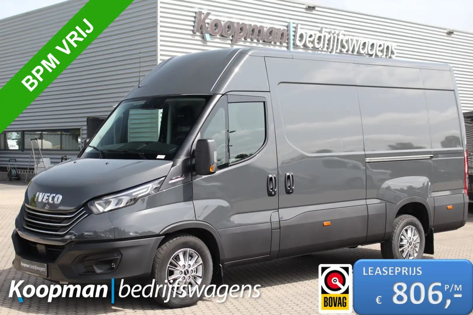 Iveco Daily 35S18A8 3.0 180pk 352 L2H2 | Automaat | Navi | Cam Grijs - 1