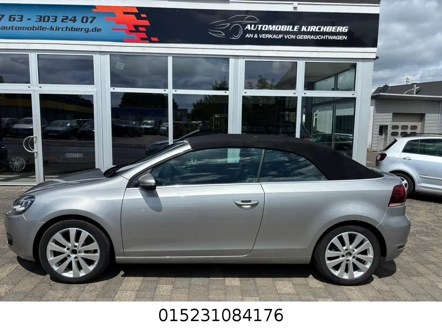 Volkswagen Golf VI Cabriolet+Bi-Xenon+Tempomat+Leder+Navi+ Grijs - 2