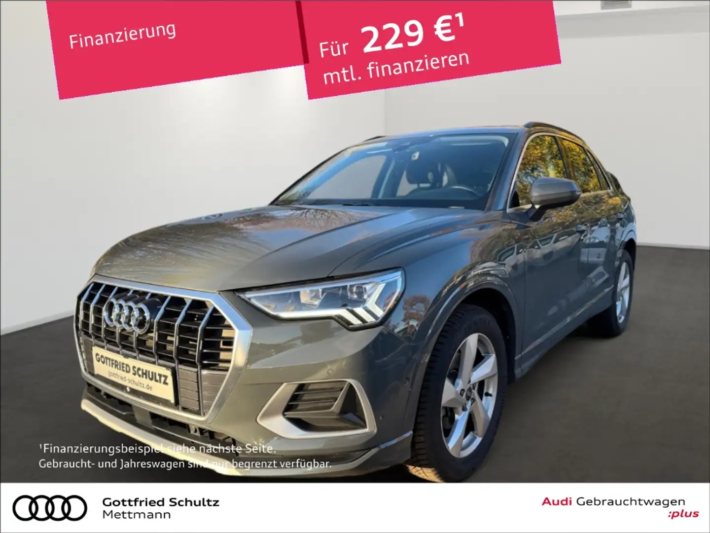 Audi Q3 35 TFSI advanced S-Tronic LED NAVI SHZ PDC LM ZV Gris - 1