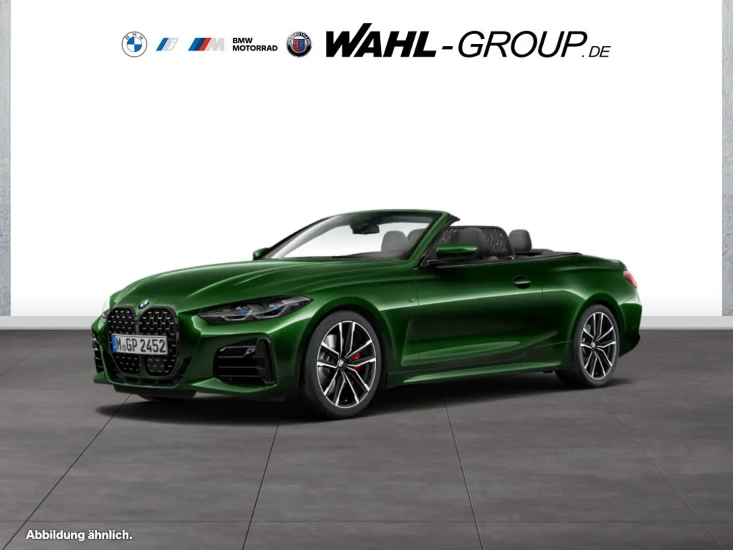 BMW 440 M440i xDrive CABRIO M SPORTBREMSE LASER HUD HIFI H Grün - 1