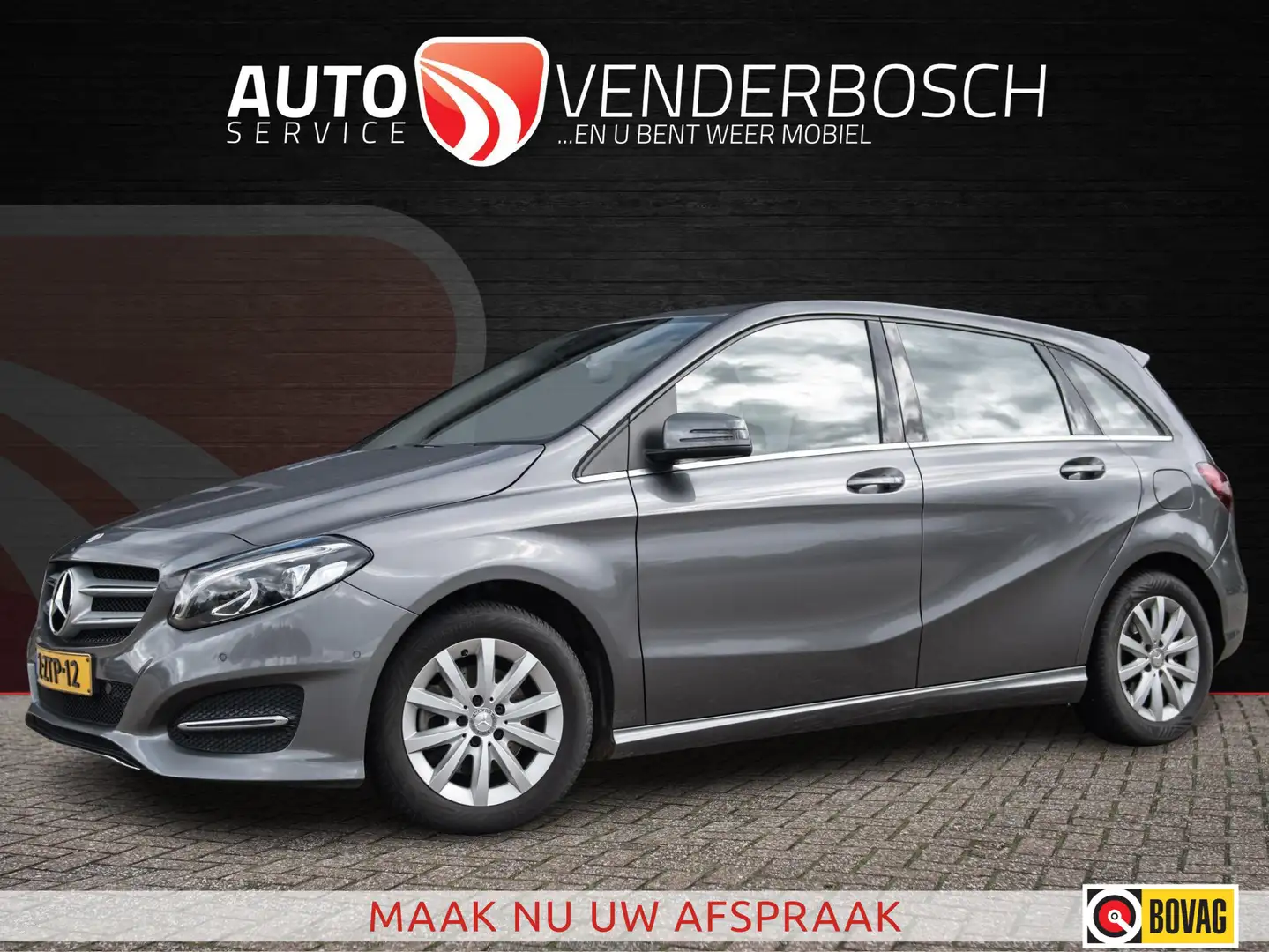 Mercedes-Benz B 180 Ambition 122pk | Navi | Cruise Control Grijs - 1