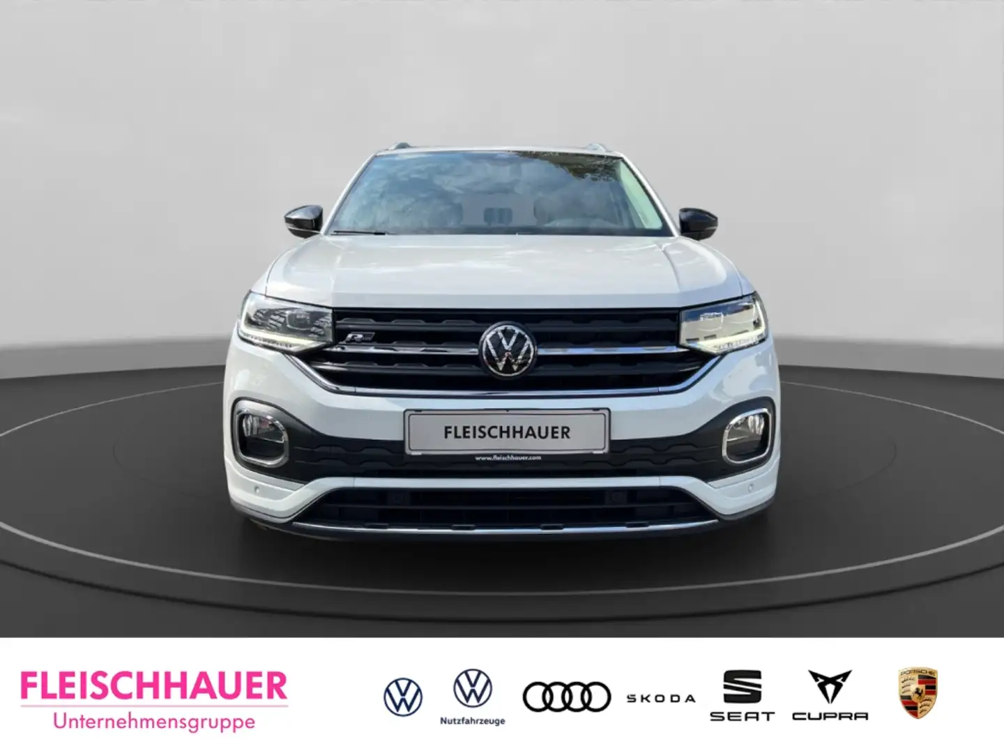 Volkswagen T-Cross R-line 1.0 TSI DSG Navi Digitales Cockpit LED ACC Weiß - 2