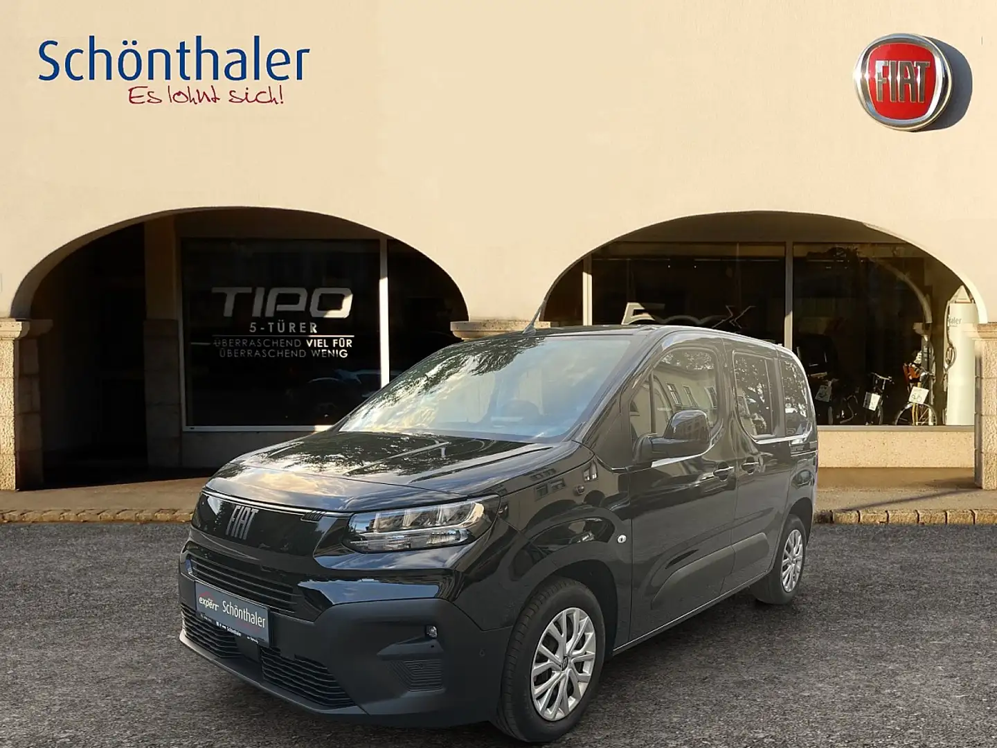 Fiat Doblo M BlueHDi 130 S&S Automatik Schwarz - 1