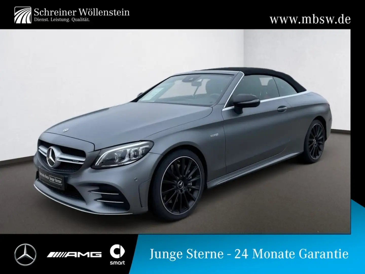 Mercedes-Benz C 43 AMG AMG C 43 4M Cabrio COMAND*AIRSCARF*PERF-ABGAS* Grau - 1