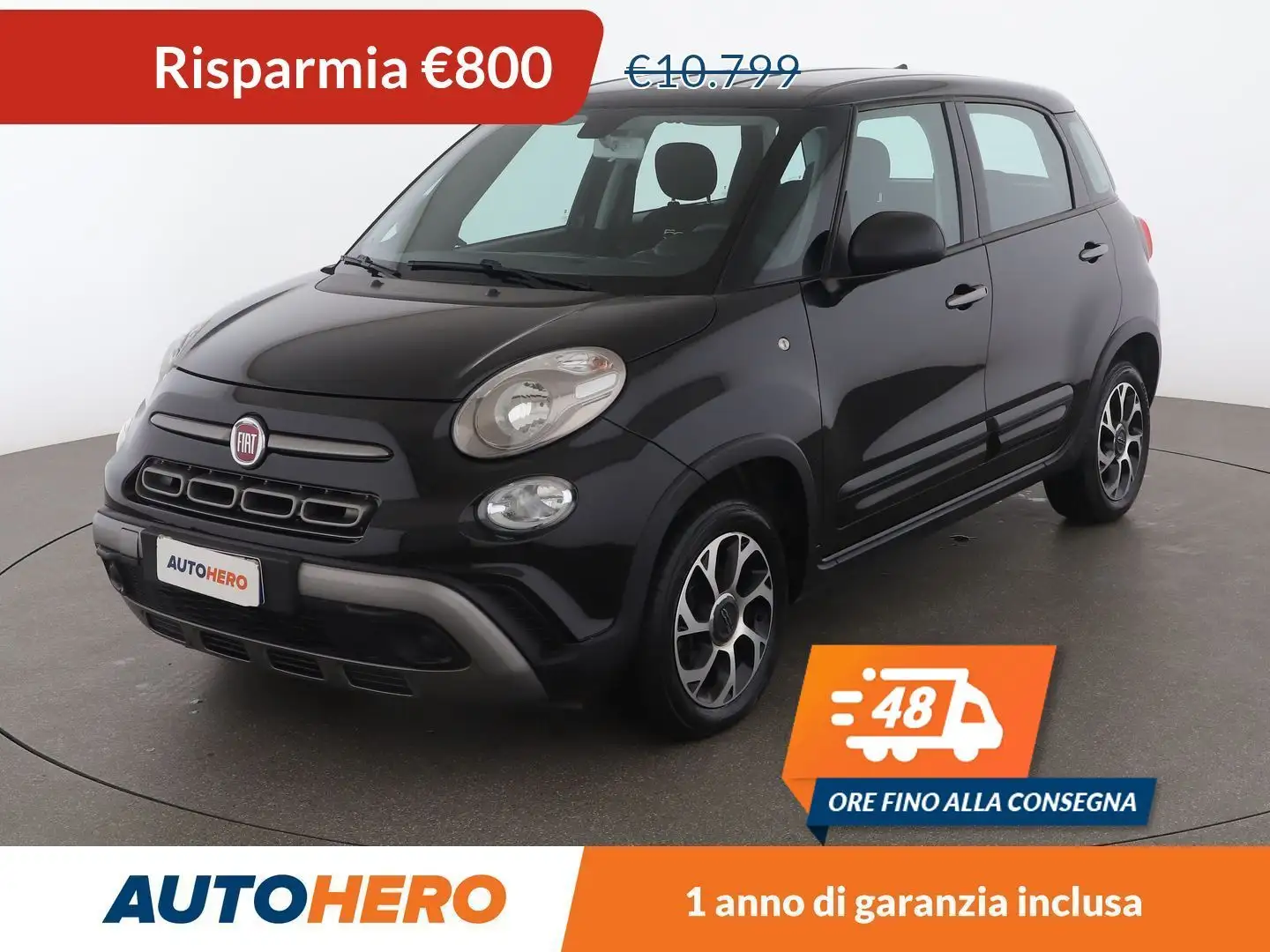 Fiat 500L 1.3 M-Jet City Cross 95 CV Nero - 1